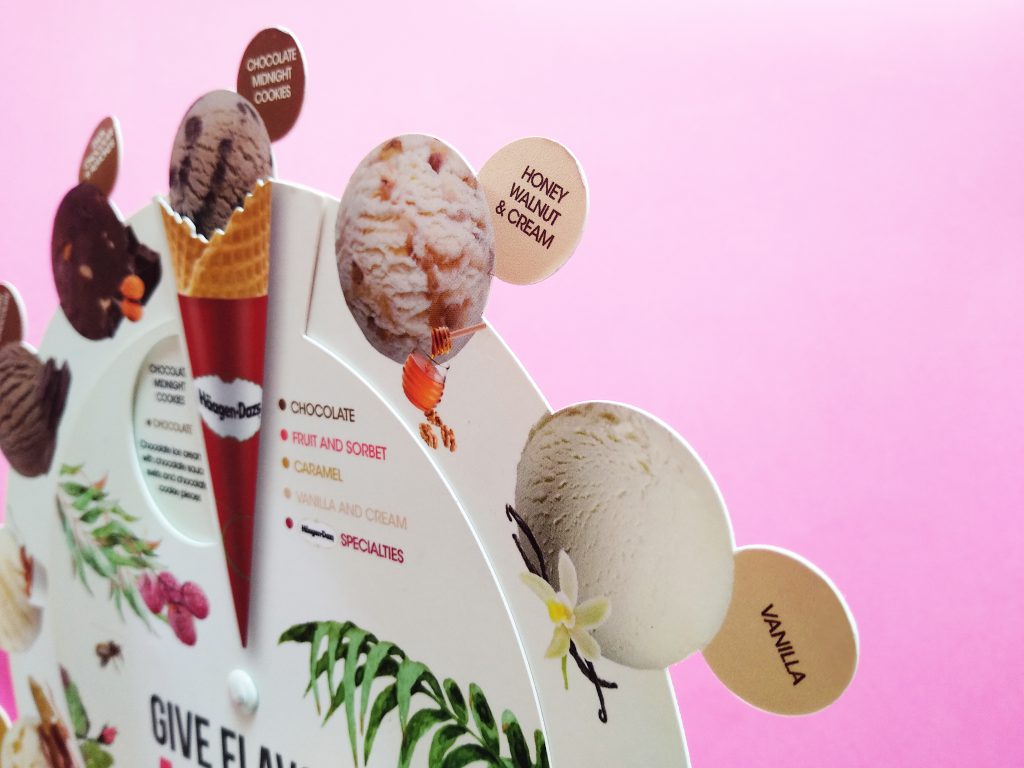Detail picture of the menu.